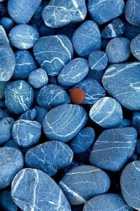 Blue stones